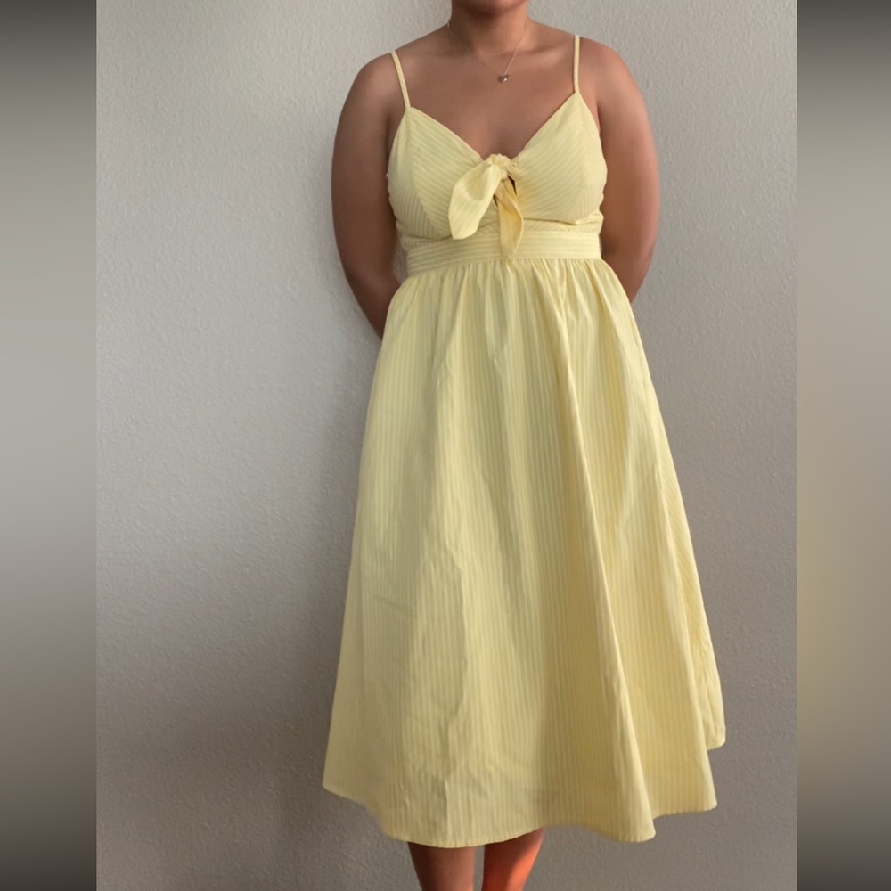 Yellow Midi Lulu’s Dress